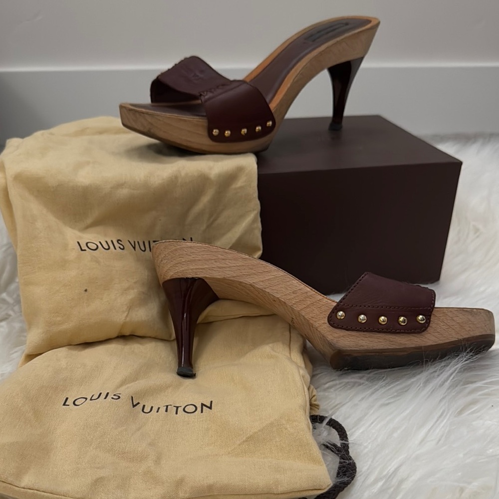 Louis Vuitton Brown Women's Heels